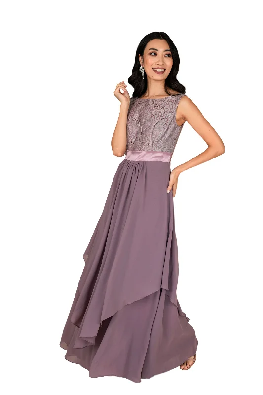 Urban Fashion Limited - Stock Women Chiffon Double Layers Gown