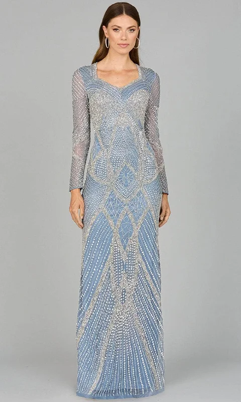 Feminine Luxe Style Sale Effortless Grace Lara Dresses 29112 - Long Sleeve Sheath Evening Dress