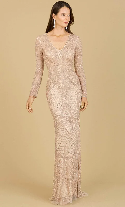 Bold Style Discounts Chic Allure Lara Dresses 29215 - Long Sleeve Beaded Prom Dress