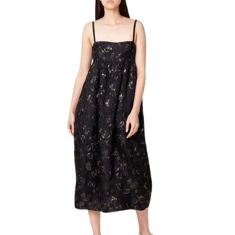 Low Price Special Classic Charm Manina Midi Dress In Navy