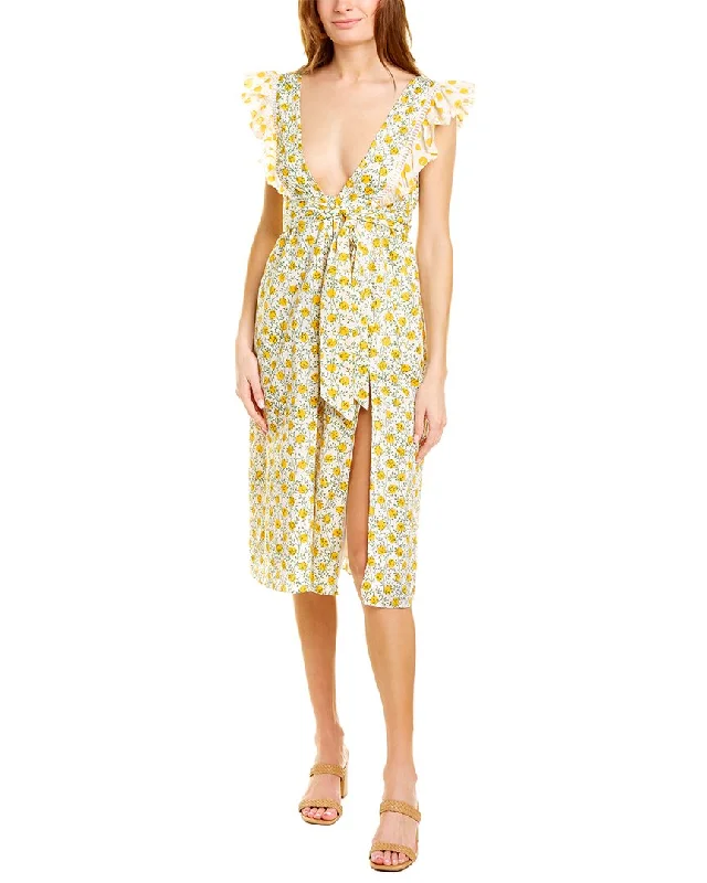 Fashionista Favorites Effortless Grace Ash & Eden Santi Sleeveless Midi Dress