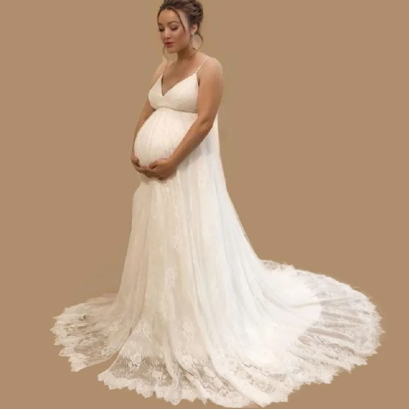 Contemporary Fashion Sale Feminine Grace MAEVE Maternity Wedding Dress