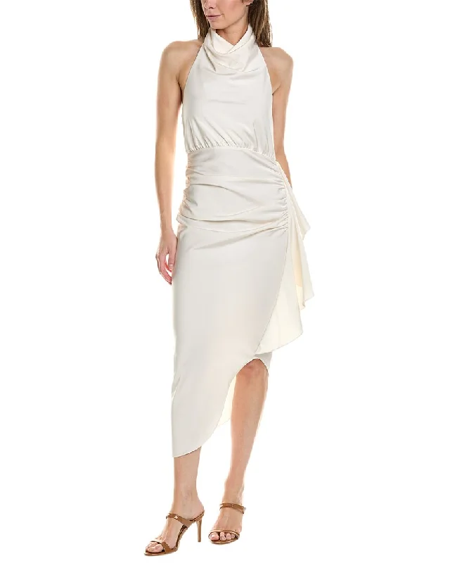 Vintage-Modern Style Offers Luxe Layering Misha Esilda Midi Dress