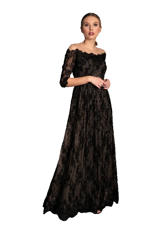 Timeless Style Promotions Elegant Attire Chantilly Lace Gown For Women