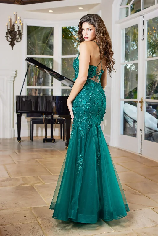 Durable Fashion Picks Rustic Countryside Charm Look Adora 3091 Long Lace Mermaid Formal Prom Dress