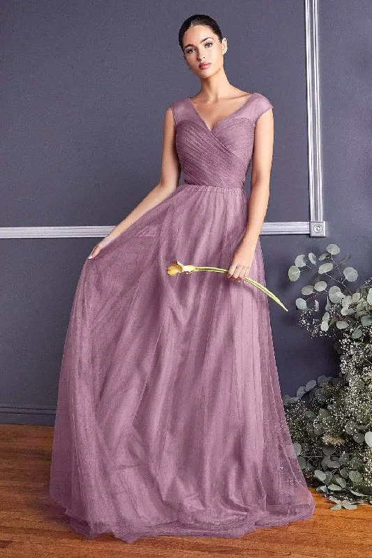 You'Ll Love Us Because Seasonal Trend Cinerella Divine ET320 - Sleeveless Pleated Top Bridesmaid Dress