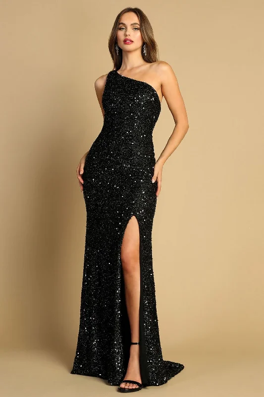 Cool Prices Summer Fashion Adora 3121 Prom Fitted Long Formal Slit Sequin Dress